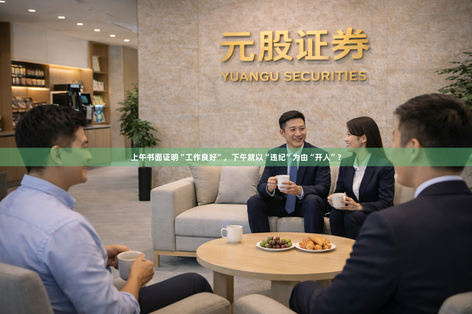 上午书面证明“工作良好”，下午就以“违纪”为由“开人”？
