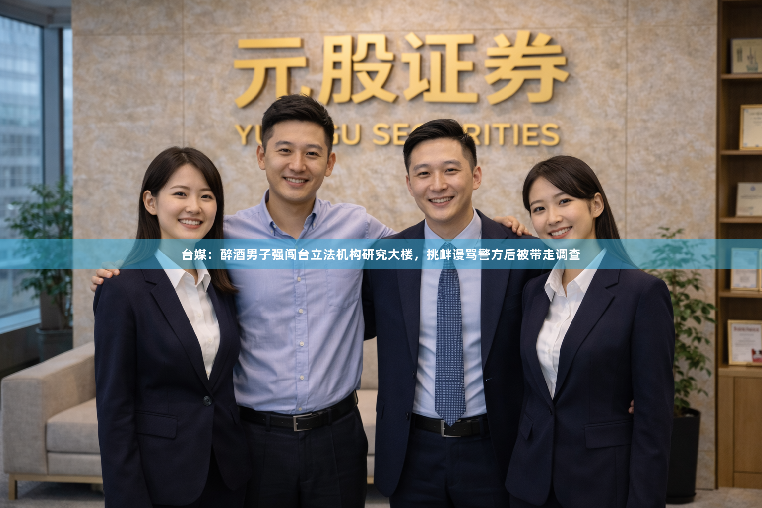 台媒：醉酒男子强闯台立法机构研究大楼，挑衅谩骂警方后被带走调查