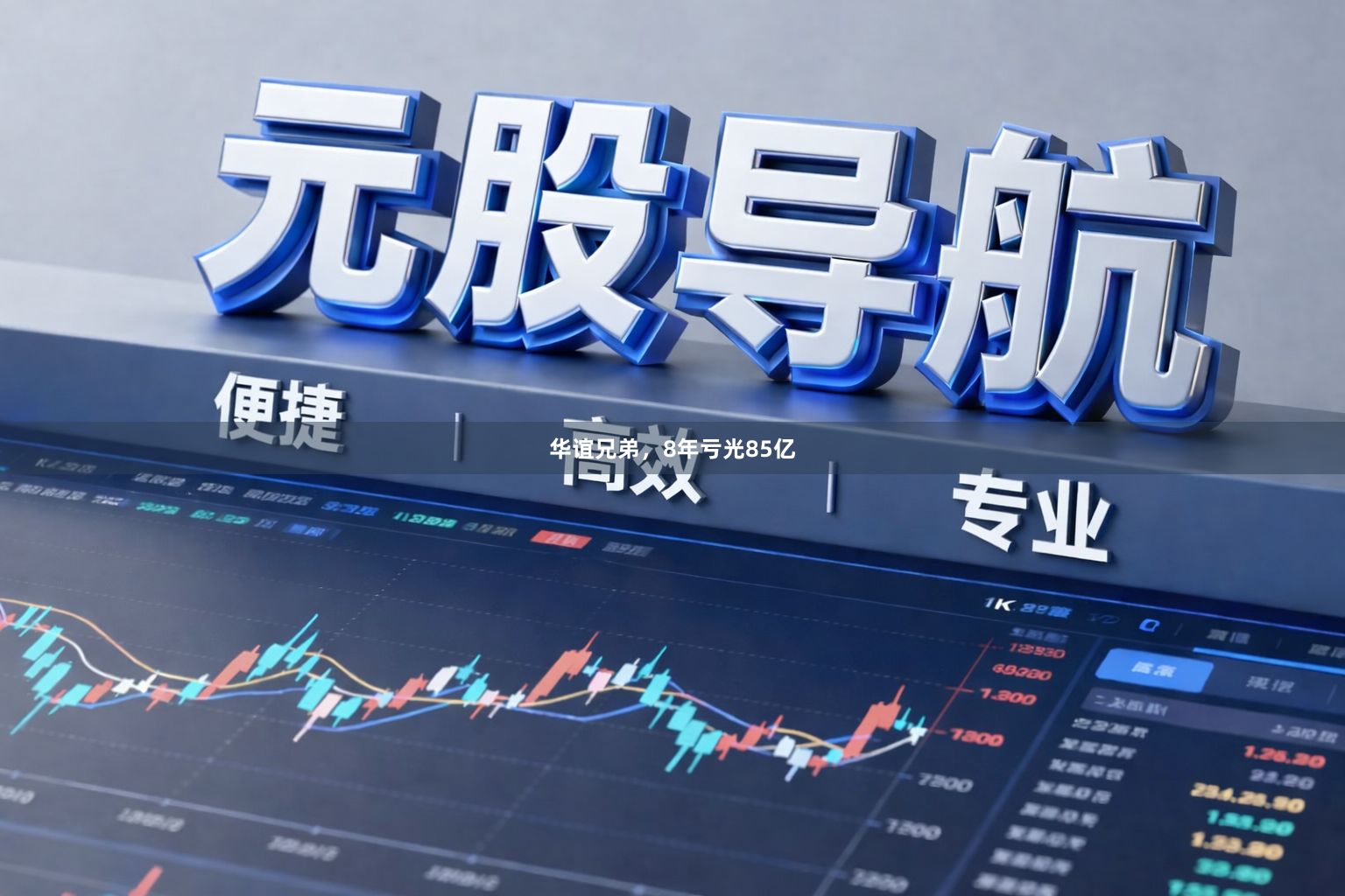 华谊兄弟，8年亏光85亿