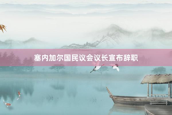 塞内加尔国民议会议长宣布辞职