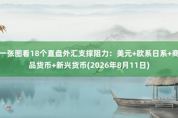一张图看18个直盘外汇支撑阻力：美元+欧系日系+商品货币+新兴货币(2026年8月11日)